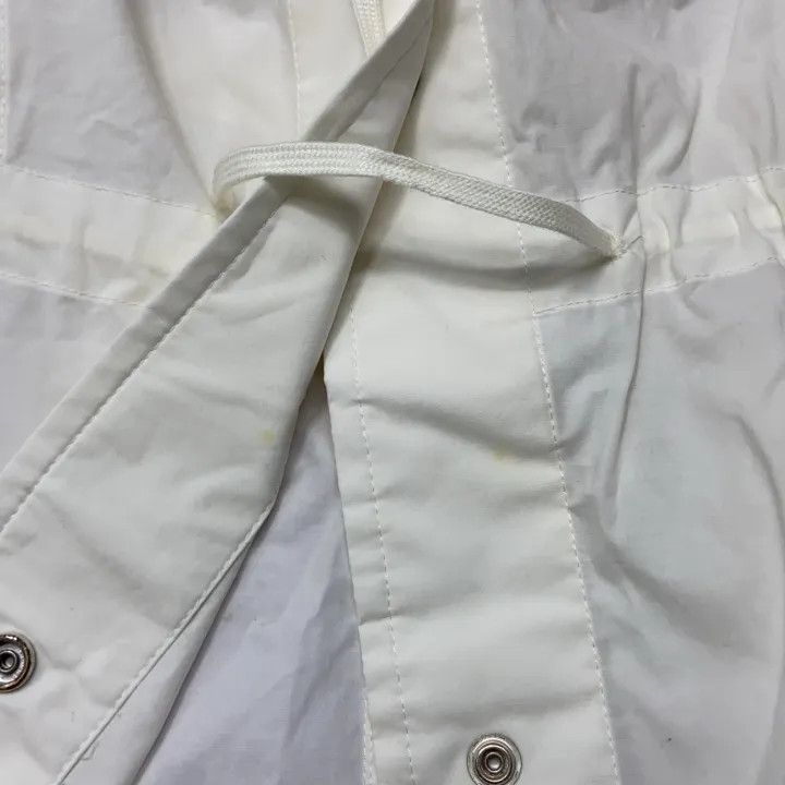 Jil Sander JIL SANDER White Hooded Long Sleeve Coat 0079 Size XS / US 0-2 / IT 36-38 - 11 Thumbnail