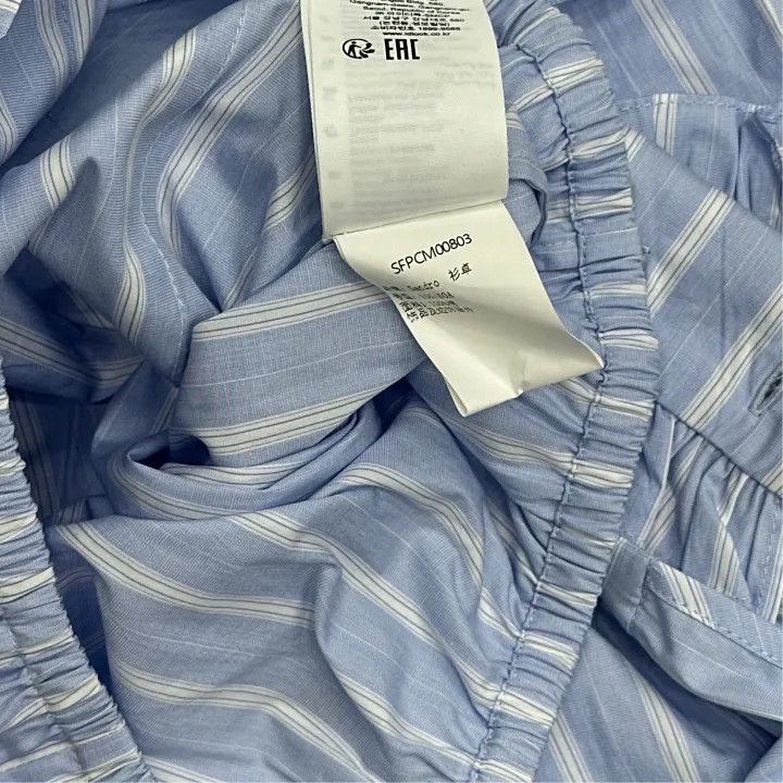 Sandro Sandro Striped Long Sleeve Blouse for Women 0079 Size XS / US 0-2 / IT 36-38 - 4 Thumbnail