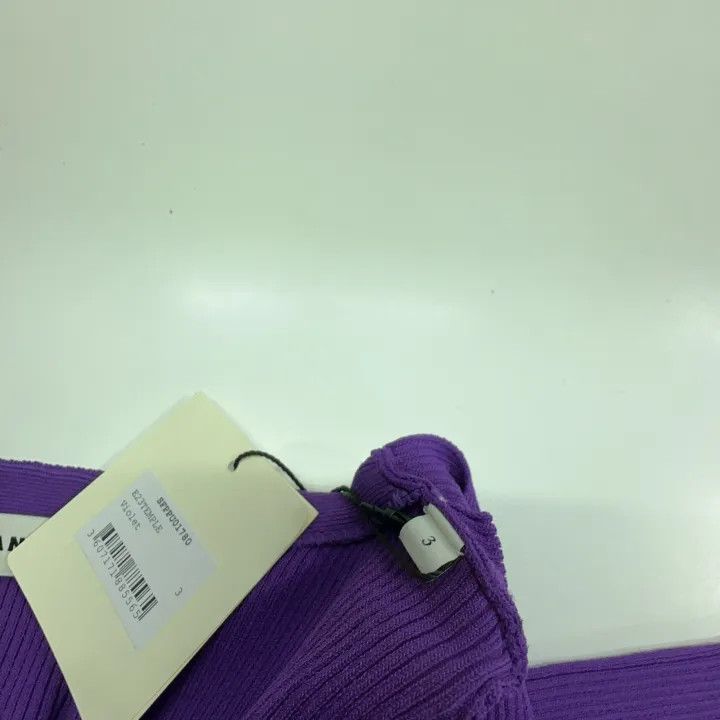 Sandro Sandro Purple V-Neck Short Sleeve T-Shirt 0079 Size L / US 10 / IT 46 - 8 Thumbnail
