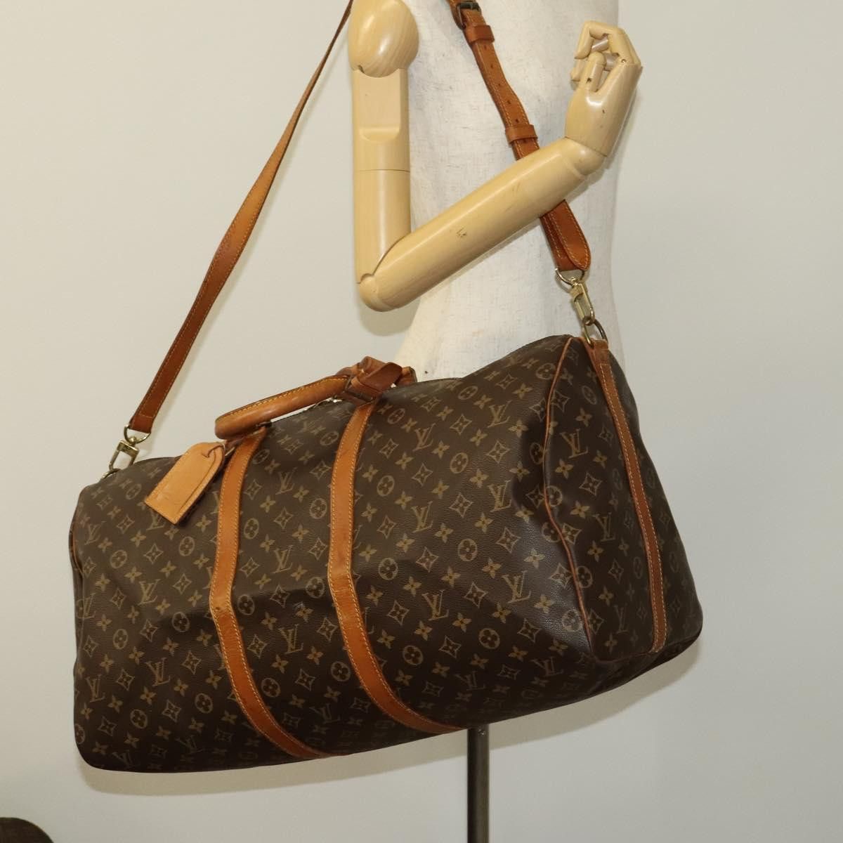 Louis Vuitton Louis Vuitton Keepall Bandouliere 55 travel Size ONE SIZE - 17 Thumbnail