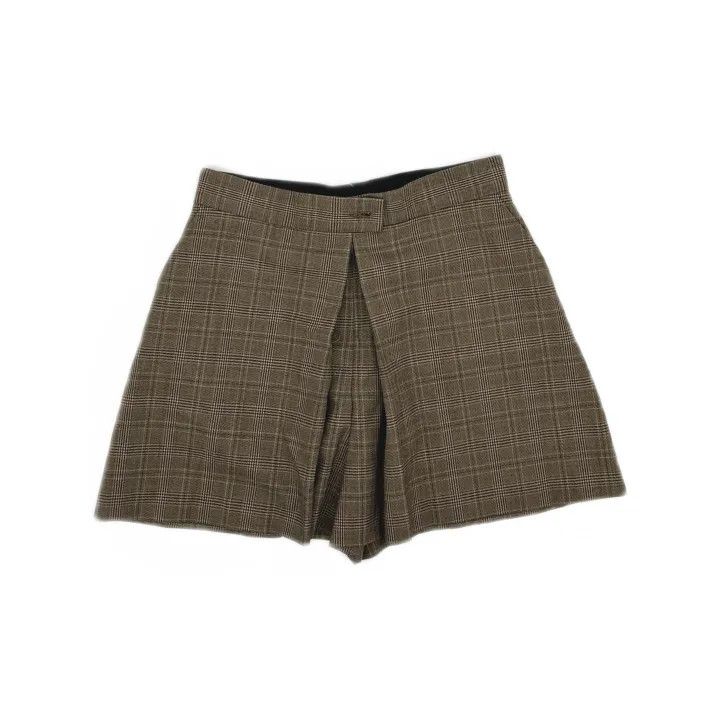 Sandro Sandro Plaid High-Waisted Shorts for Women 0079 Size 38" / US 16 / IT 52 - 2 Thumbnail