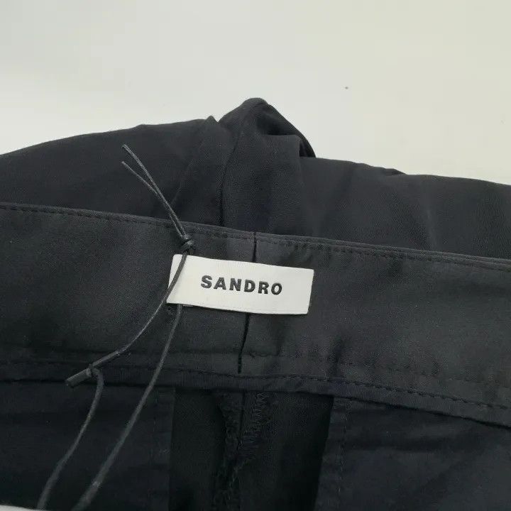 Sandro Sandro High-Waisted Tailored Trousers for Women 0079 Size 36" / US 14 / IT 50 - 6 Thumbnail