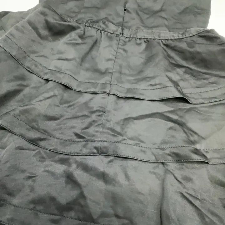 Sandro Sandro Black Ruffled Sleeve Dress 0079 Size M / US 6-8 / IT 42-44 - 3 Thumbnail