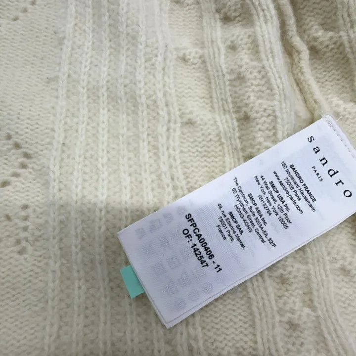 Sandro Sandro Light Brown Knit Cardigan with Buttons 0079 Size XXS / US 00 / IT 34 - 4 Thumbnail