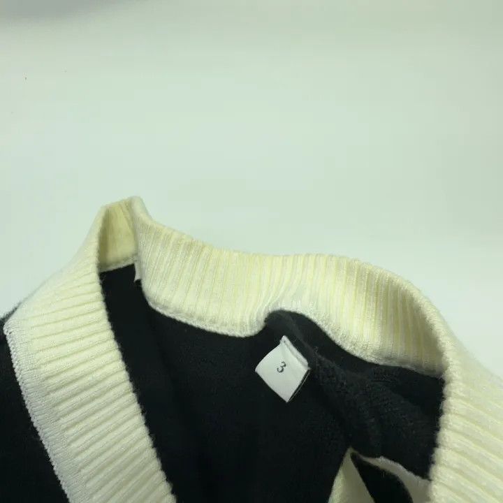 Sandro Sandro Black Knitted Colorblock Vest for Women 0079 Size M / US 6-8 / IT 42-44 - 2 Thumbnail