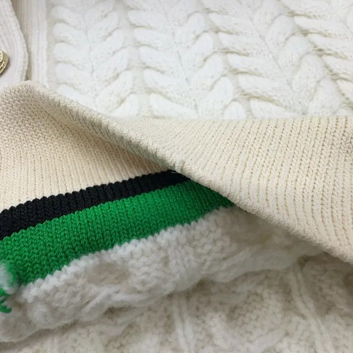 Sandro Sandro SS22 Striped Knit Long Sleeve Top 0079 Size XS / US 0-2 / IT 36-38 - 10 Thumbnail