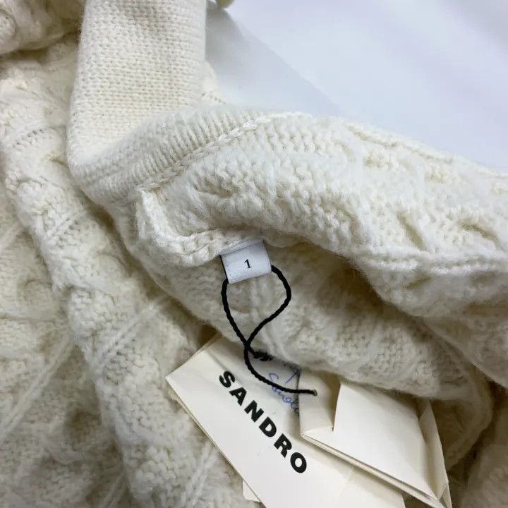 Sandro Sandro SS22 Striped Knit Long Sleeve Top 0079 Size XS / US 0-2 / IT 36-38 - 6 Thumbnail