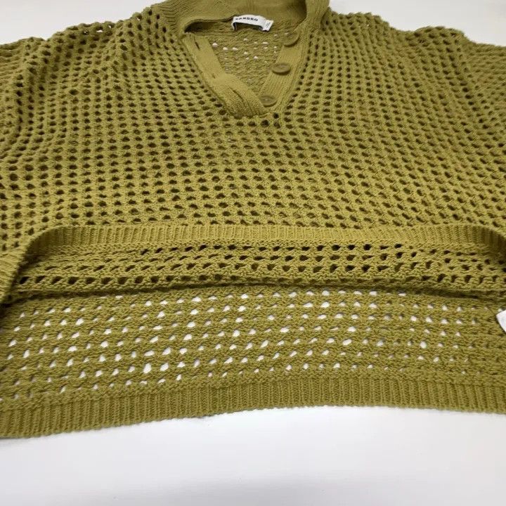 Sandro Sandro Olive Color Polo Short Sleeve Top 0079 Size XS / US 0-2 / IT 36-38 - 10 Thumbnail