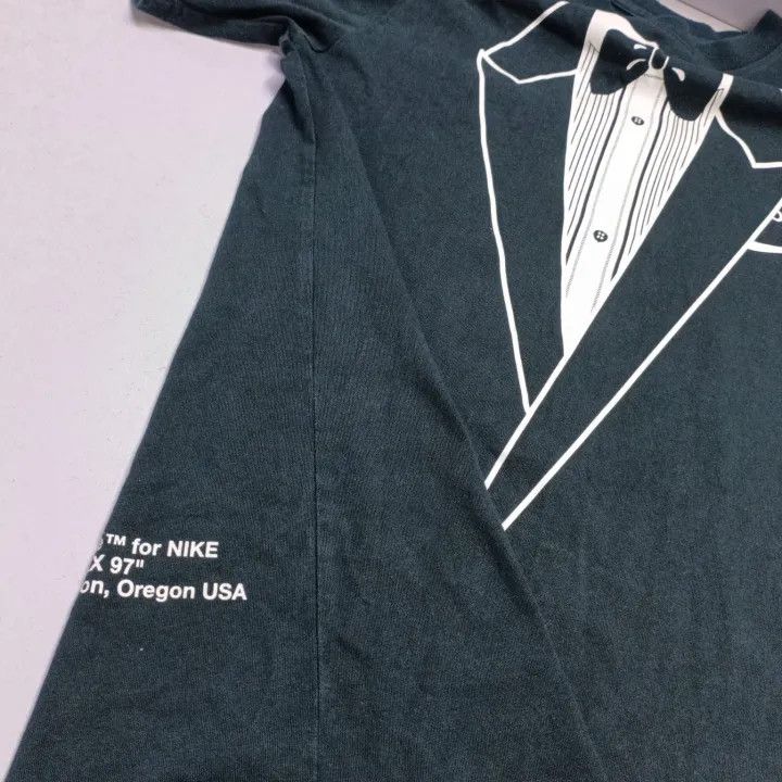 Off-White Off-White x Nike Black Tuxedo Graphic Tee 0079 Size US XS / EU 42 / 0 - 10 Thumbnail