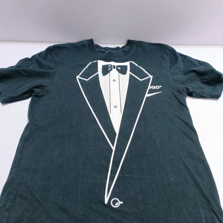 Off-White Off-White x Nike Black Tuxedo Graphic Tee 0079 Size US XS / EU 42 / 0 - 8 Thumbnail