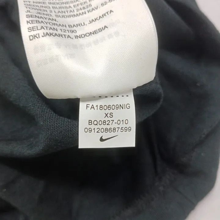 Off-White Off-White x Nike Black T-Shirt with Large Logo 0079 Size US XS / EU 42 / 0 - 4 Thumbnail