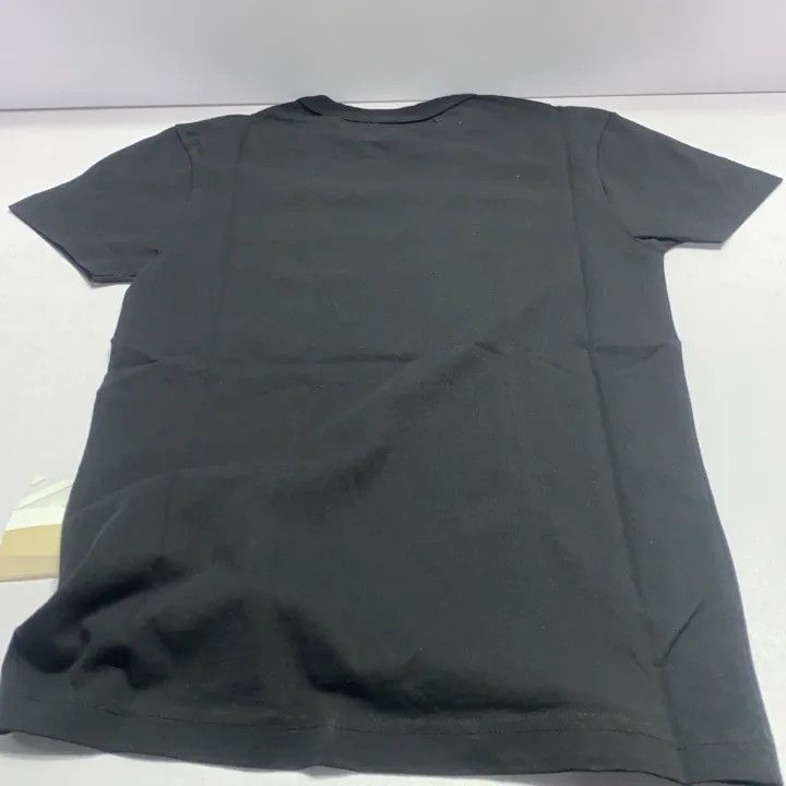 Off-White Off-White Logo Embroidered Black Short Sleeve T-Shirt 0079 Size US XXS / EU 40 - 5 Thumbnail
