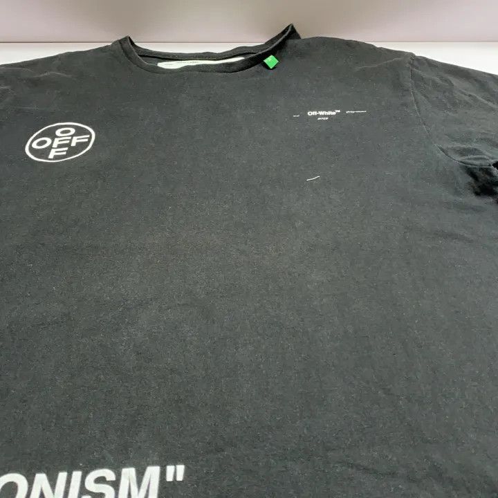 Off-White Off-White Graphic Logo Loose Fit Black T-Shirt 0079 Size US XS / EU 42 / 0 - 6 Thumbnail