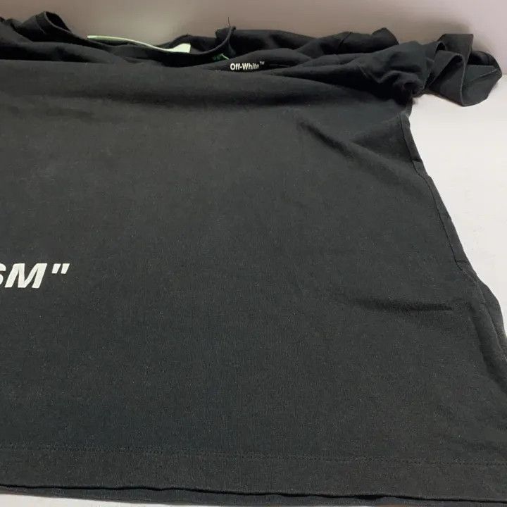 Off-White Off-White Graphic Logo Loose Fit Black T-Shirt 0079 Size US XS / EU 42 / 0 - 13 Thumbnail