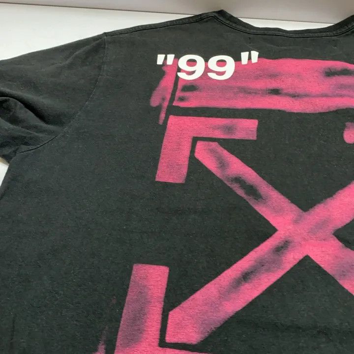 Off-White Off-White Graphic Logo Loose Fit Black T-Shirt 0079 Size US XS / EU 42 / 0 - 19 Thumbnail