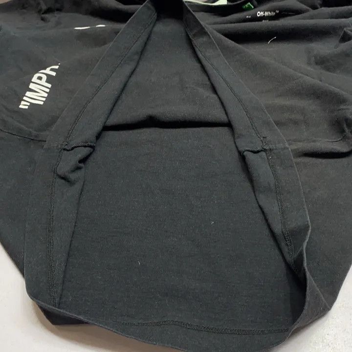 Off-White Off-White Graphic Logo Loose Fit Black T-Shirt 0079 Size US XS / EU 42 / 0 - 17 Thumbnail