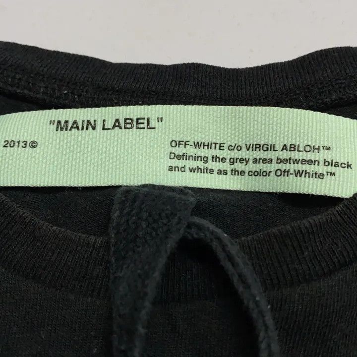 Off-White Off-White Graphic Logo Loose Fit Black T-Shirt 0079 Size US XS / EU 42 / 0 - 4 Thumbnail
