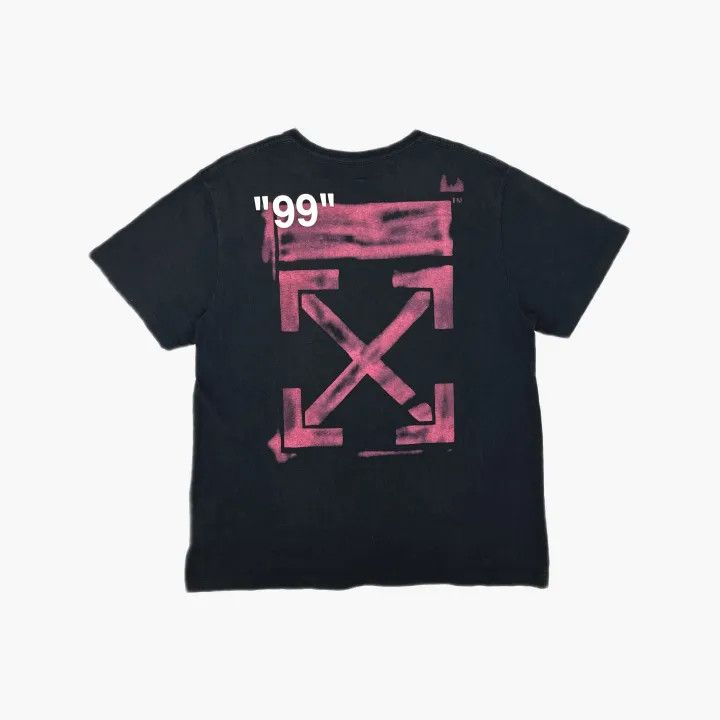 Off-White Off-White Graphic Logo Loose Fit Black T-Shirt 0079 Size US XS / EU 42 / 0 - 3 Thumbnail