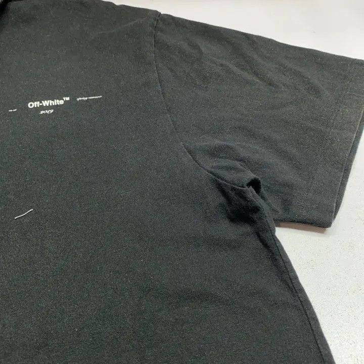 Off-White Off-White Graphic Logo Loose Fit Black T-Shirt 0079 Size US XS / EU 42 / 0 - 9 Thumbnail