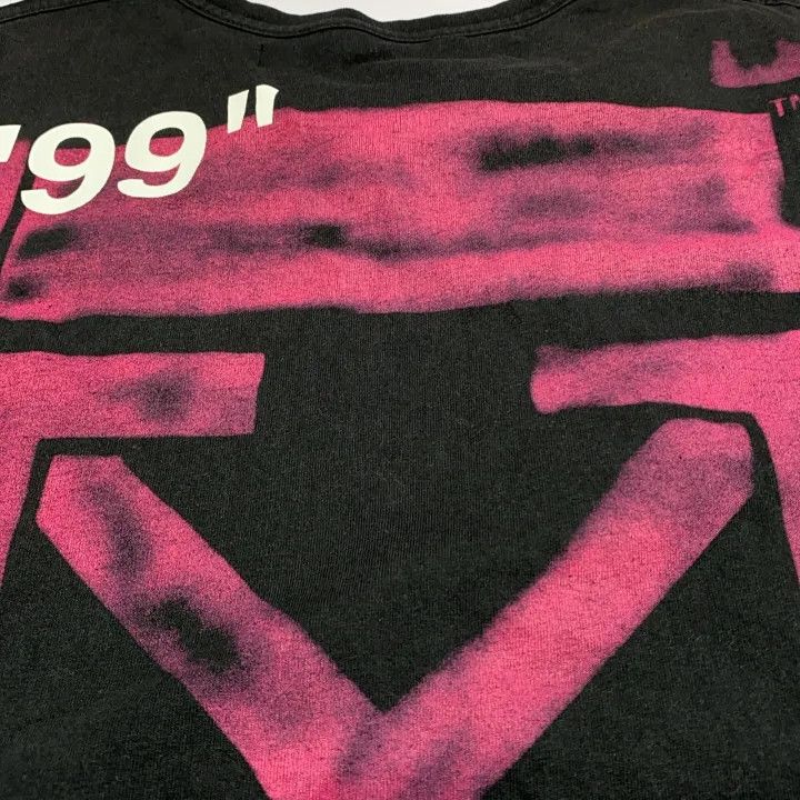 Off-White Off-White Graphic Logo Loose Fit Black T-Shirt 0079 Size US XS / EU 42 / 0 - 5 Thumbnail