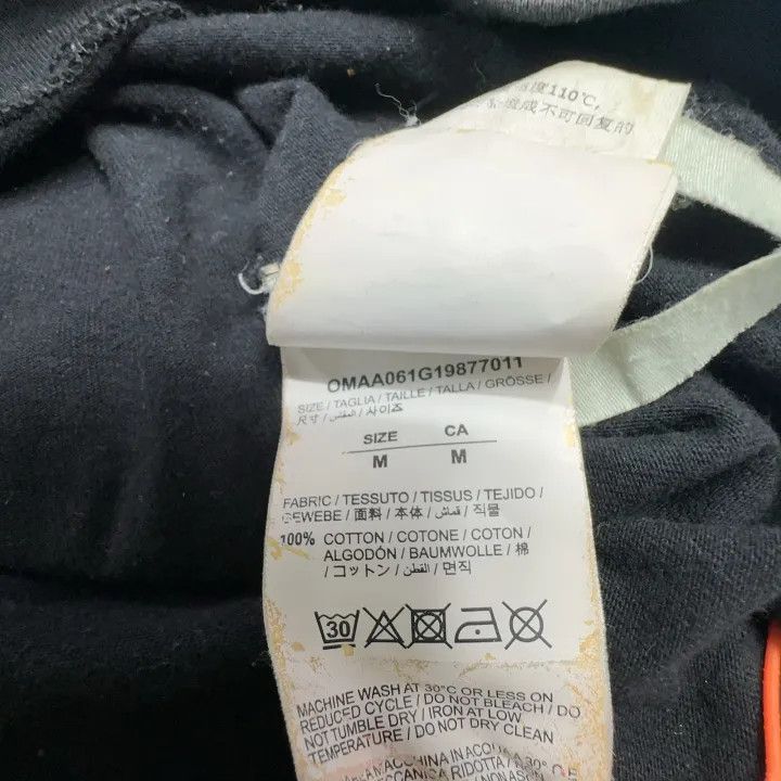 Off-White Off-White Hand Print Logo Short Sleeve T-Shirt 0079 Size US M / EU 48-50 / 2 - 5 Thumbnail