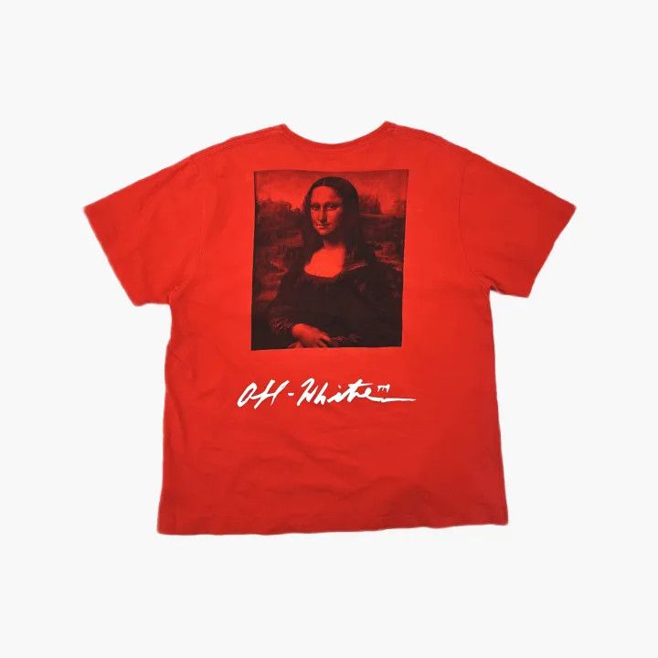 Off-White Off-White Mona Lisa Print Red T-Shirt 0079 Size US S / EU 44-46 / 1 - 3 Thumbnail