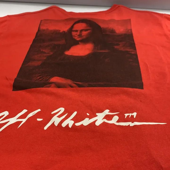 Off-White Off-White Mona Lisa Print Red T-Shirt 0079 Size US S / EU 44-46 / 1 - 17 Thumbnail