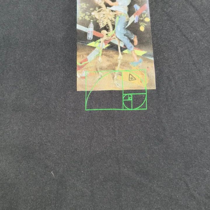 Off-White Off-White Skull Painting Black T-Shirt 0079 Size US M / EU 48-50 / 2 - 9 Thumbnail