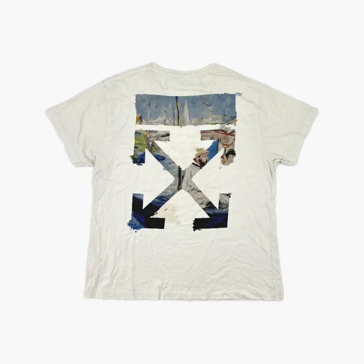 Off-White Off-White Graphic Arrow Print Short Sleeve T-Shirt 0079 Size US XS / EU 42 / 0 - 3 Thumbnail