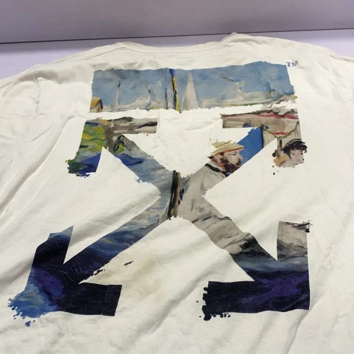 Off-White Off-White Graphic Arrow Print Short Sleeve T-Shirt 0079 Size US XS / EU 42 / 0 - 6 Thumbnail