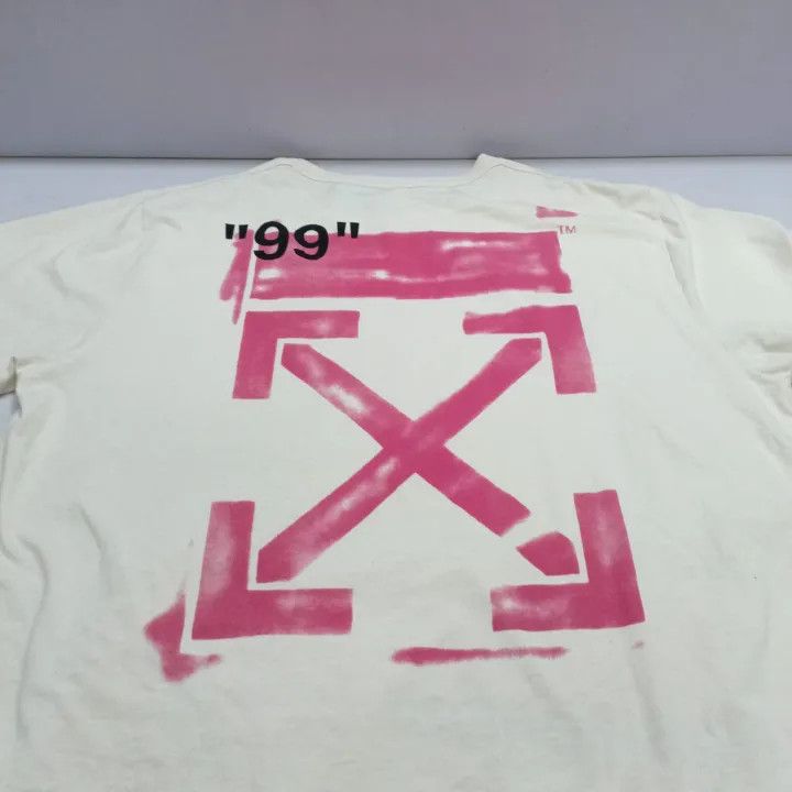 Off-White OFF-WHITE Graffiti Arrow Pattern T-Shirt 0079 Size US XS / EU 42 / 0 - 15 Thumbnail