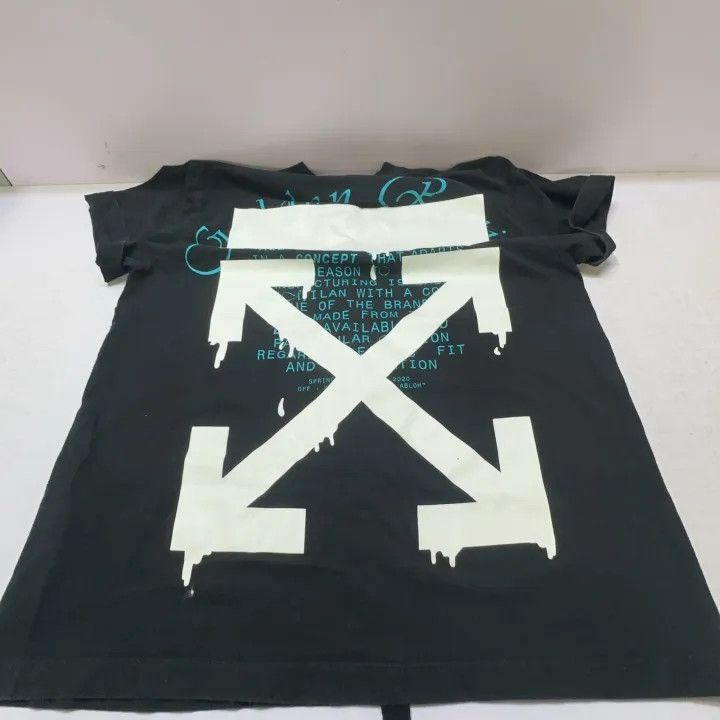 Off-White Off-White Oversized Graphic Black T-Shirt 0079 Size US XXS / EU 40 - 12 Thumbnail