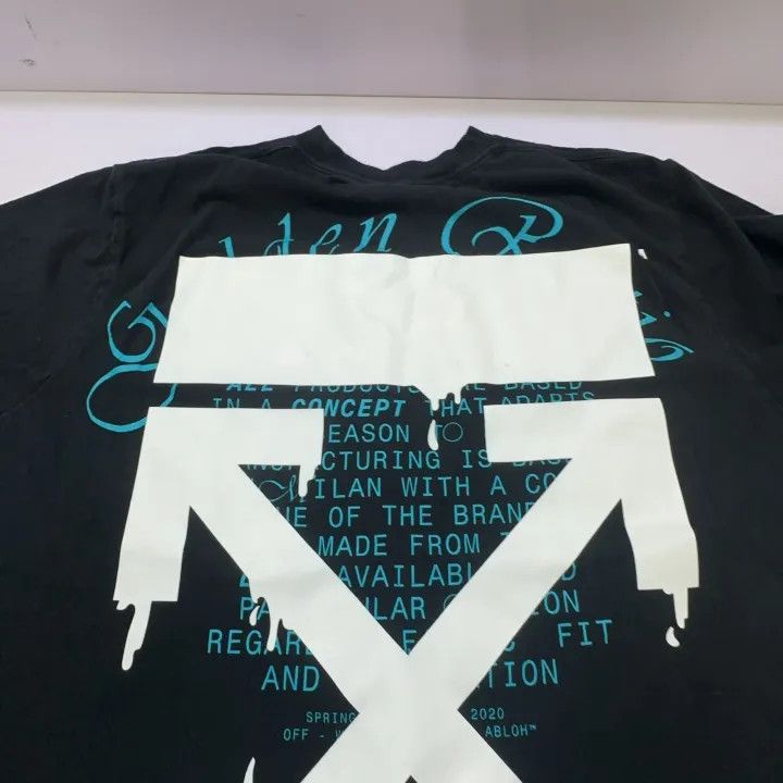 Off-White Off-White Oversized Graphic Black T-Shirt 0079 Size US XXS / EU 40 - 9 Thumbnail