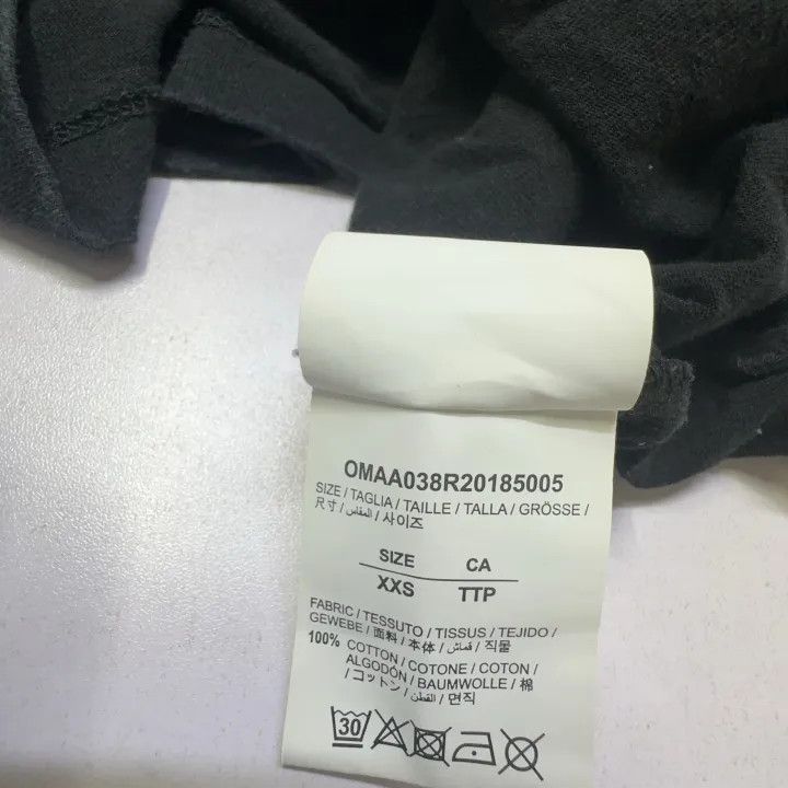 Off-White Off-White Oversized Graphic Black T-Shirt 0079 Size US XXS / EU 40 - 4 Thumbnail