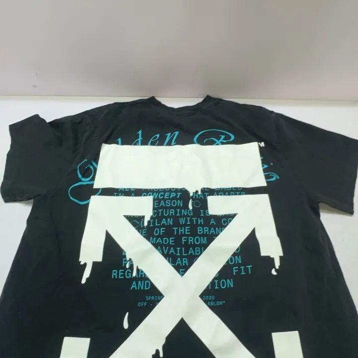 Off-White Off-White Oversized Graphic Black T-Shirt 0079 Size US XXS / EU 40 - 6 Thumbnail