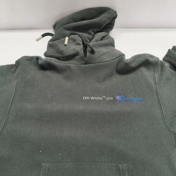Off-White Off-White Champion Collaboration Black Hoodie 0079 Size US XS / EU 42 / 0 - 15 Thumbnail