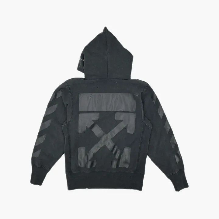 Off-White Off-White Champion Collaboration Black Hoodie 0079 Size US XS / EU 42 / 0 - 3 Thumbnail