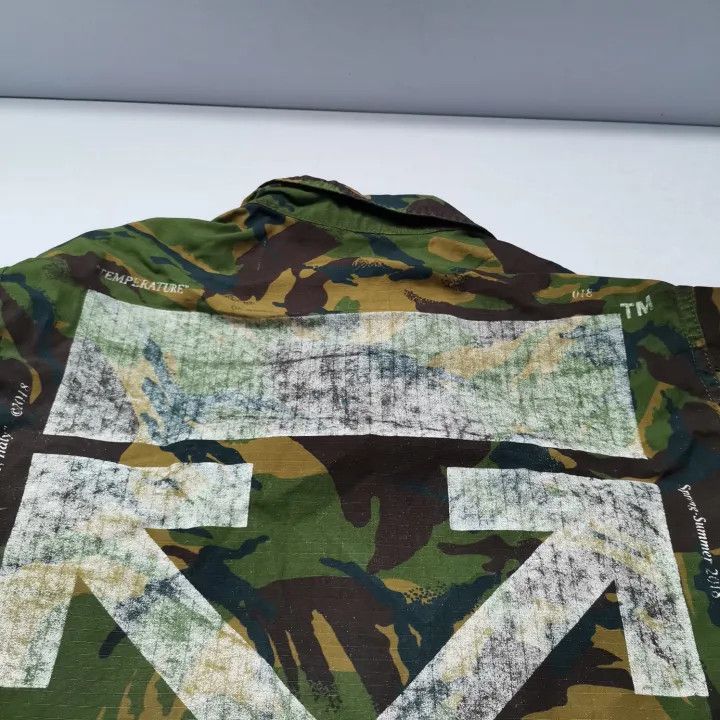 Off-White OFF-WHITE Camo Jacket with Arrow Print 0079 Size US XXS / EU 40 - 5 Thumbnail