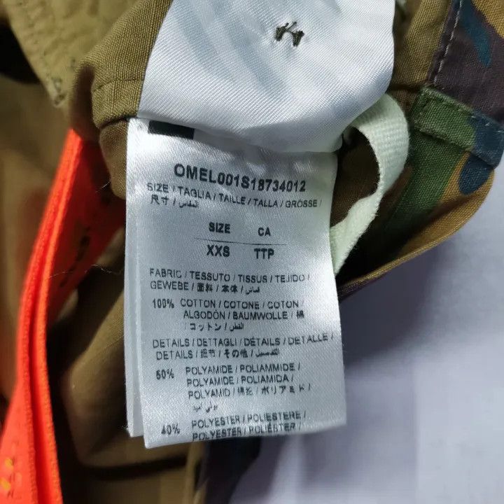 Off-White OFF-WHITE Camo Jacket with Arrow Print 0079 Size US XXS / EU 40 - 4 Thumbnail