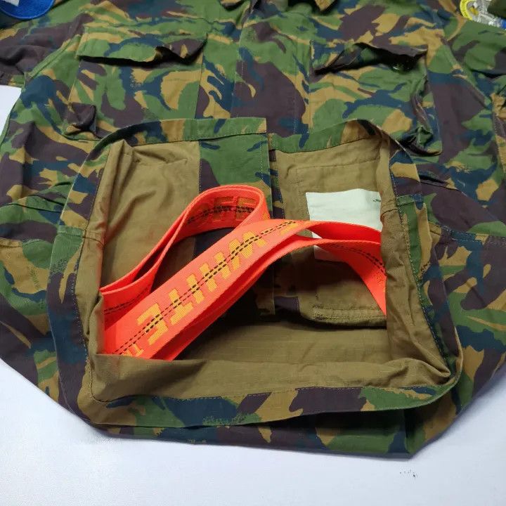Off-White OFF-WHITE Camo Jacket with Arrow Print 0079 Size US XXS / EU 40 - 12 Thumbnail