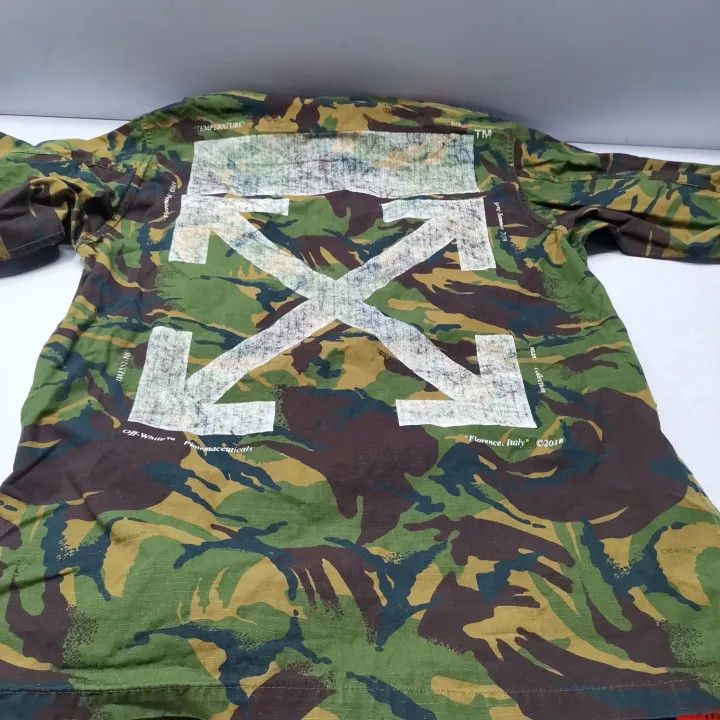 Off-White OFF-WHITE Camo Jacket with Arrow Print 0079 Size US XXS / EU 40 - 13 Thumbnail