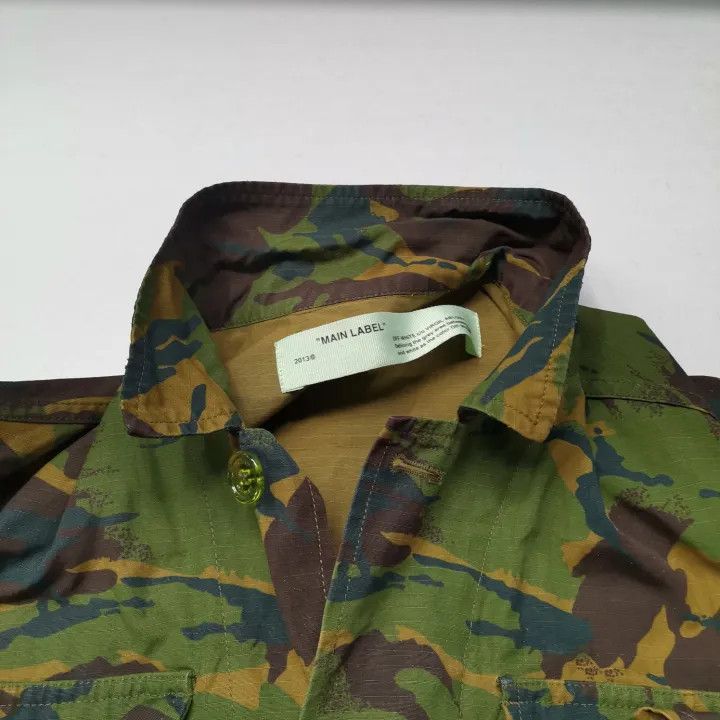 Off-White OFF-WHITE Camo Jacket with Arrow Print 0079 Size US XXS / EU 40 - 8 Thumbnail