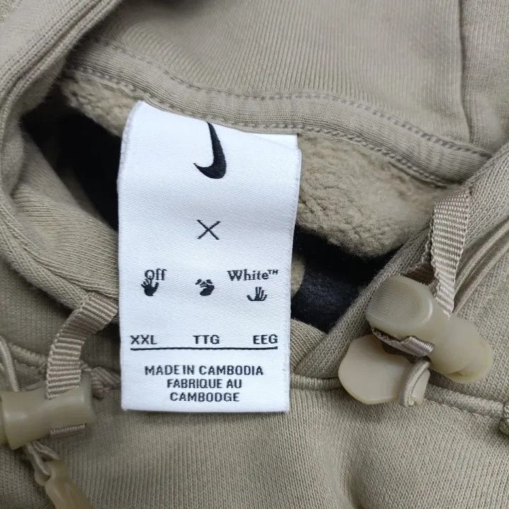 Off-White Nike x Off-White Vintage Logo Hooded Sweatshirt 0079 Size US XXL / EU 58 / 5 - 4 Thumbnail