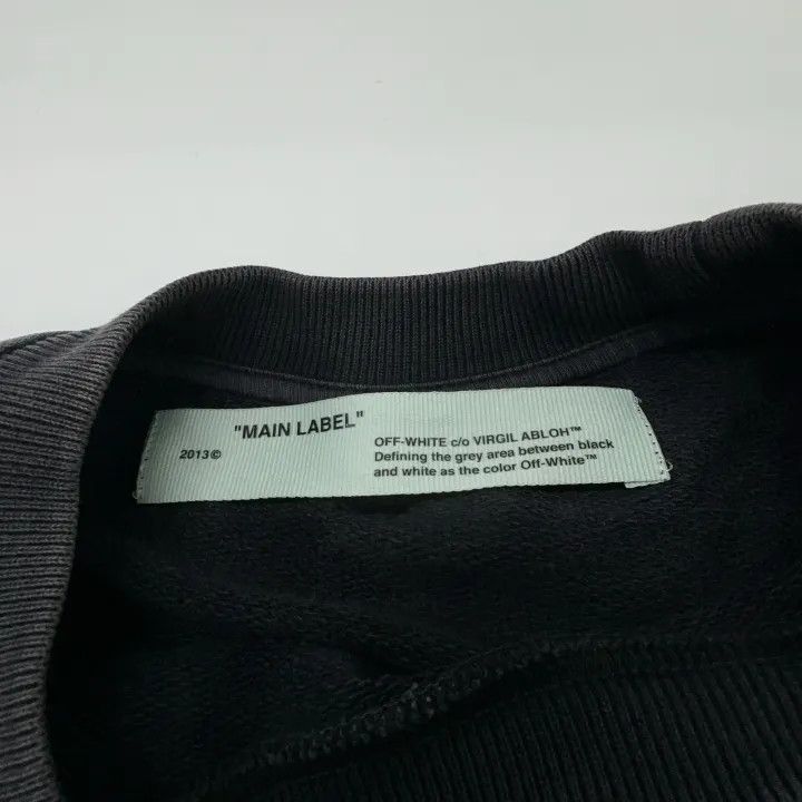 Off-White Off-White Black Graphic Cotton Sweatshirt 0079 Size US M / EU 48-50 / 2 - 4 Thumbnail