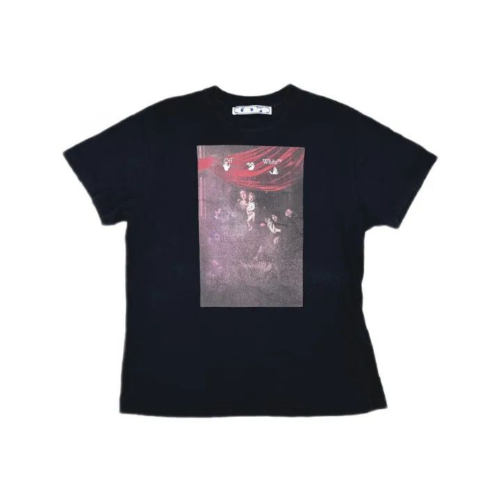 Off-White Off-White Black Graphic Print Short Sleeve T-Shirt 0079 Size US XS / EU 42 / 0 - 2 Thumbnail