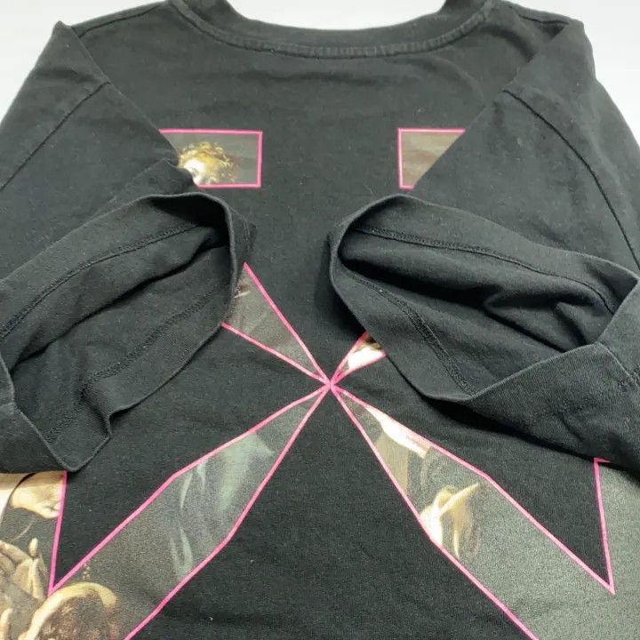 Off-White Off-White Black Graphic Print Short Sleeve T-Shirt 0079 Size US XS / EU 42 / 0 - 14 Thumbnail