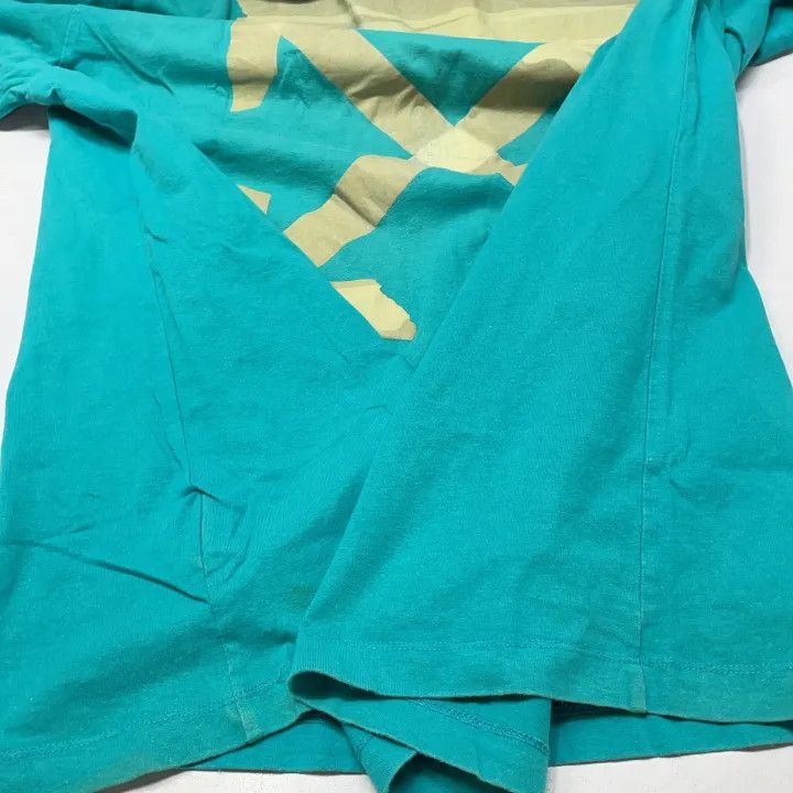 Off-White OFF-WHITE Blue Graphic Tape Short Sleeve T-Shirt 0079 Size US M / EU 48-50 / 2 - 18 Thumbnail