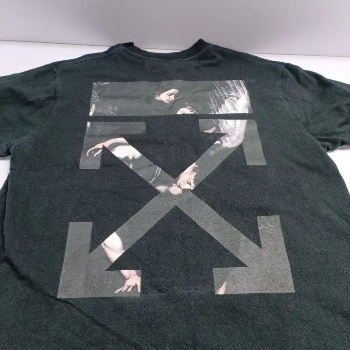 Off-White Off-White Carravaggio Graphic Black T-Shirt 0079 Size US XXS / EU 40 - 16 Thumbnail