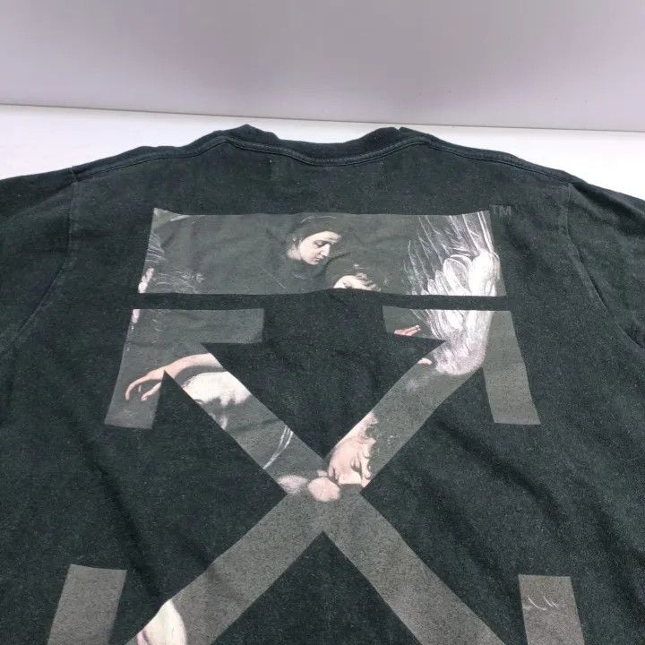 Off-White Off-White Carravaggio Graphic Black T-Shirt 0079 Size US XXS / EU 40 - 6 Thumbnail