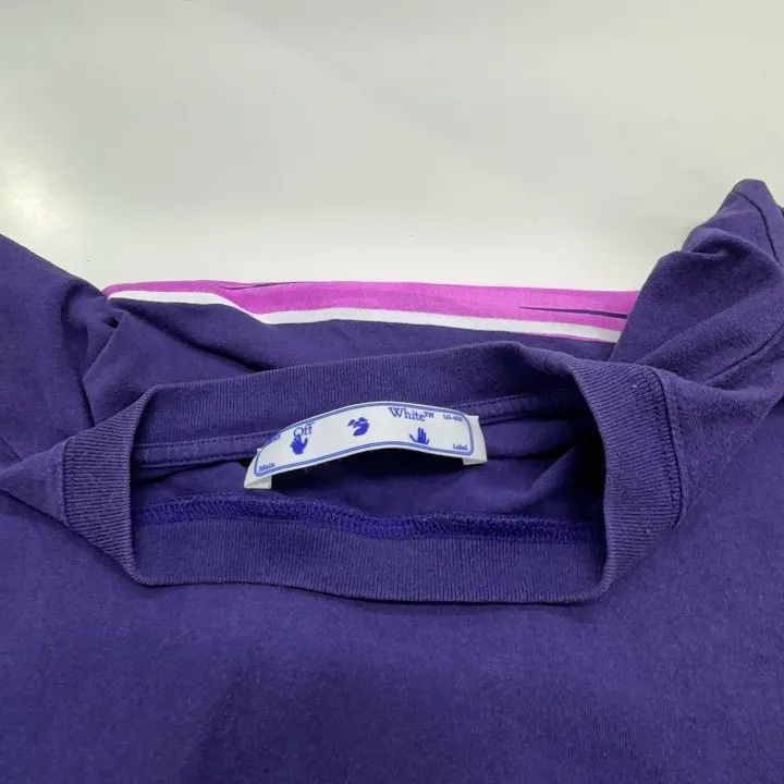 Off-White Off-White Colorful Arrow Print Purple Tee 0079 Size US XXS / EU 40 - 6 Thumbnail